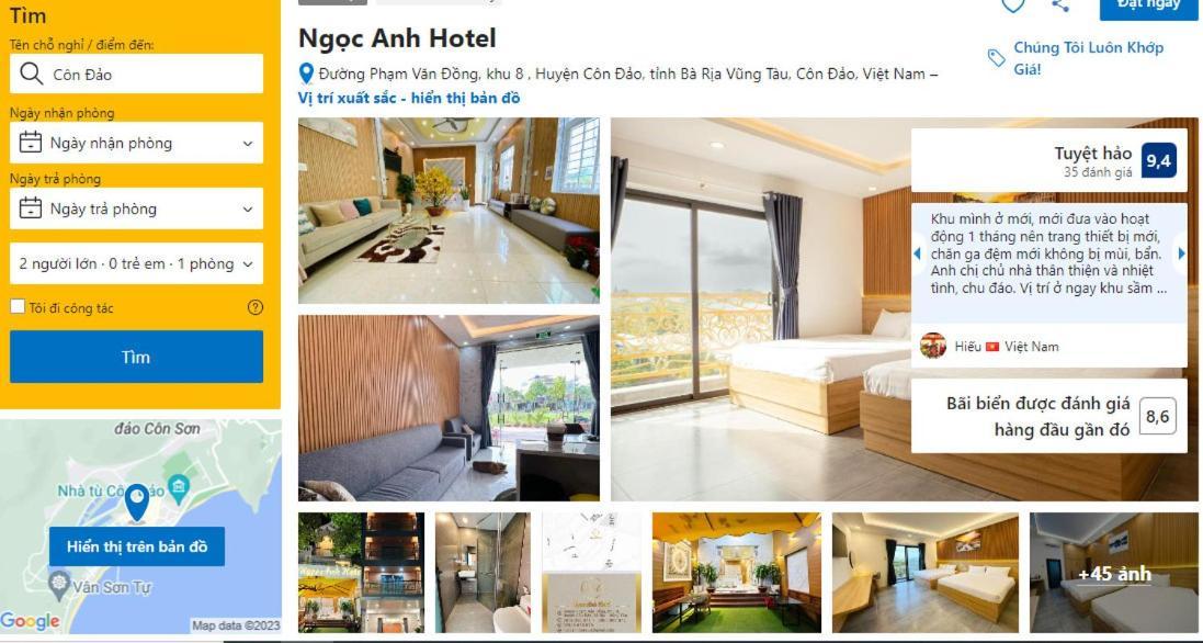 Ngoc Anh Hotel Chi Khu Co Ong المظهر الخارجي الصورة